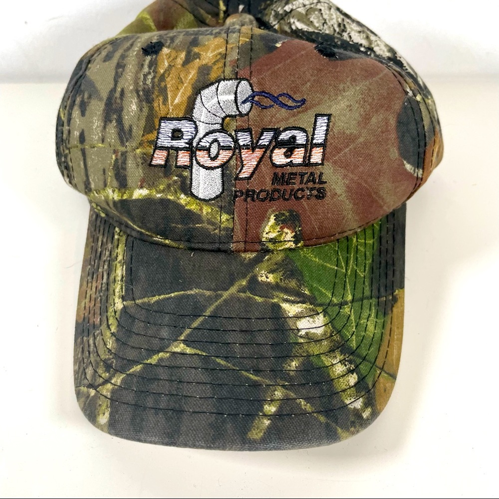 Mossy Oak Camouflage Royal Metal Products hat